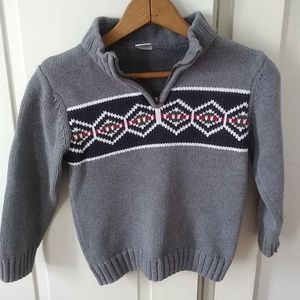 Boy's gray sweater